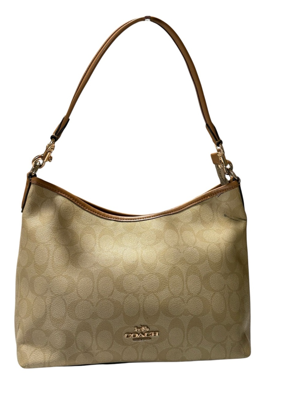 Coach signature shoulder bag